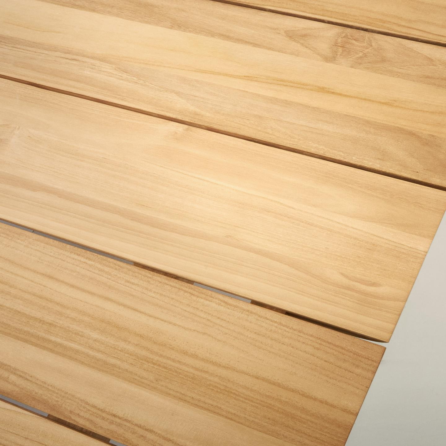 Kave Home Eettafel 'Icaro' Teakhout, 280 x 112cm