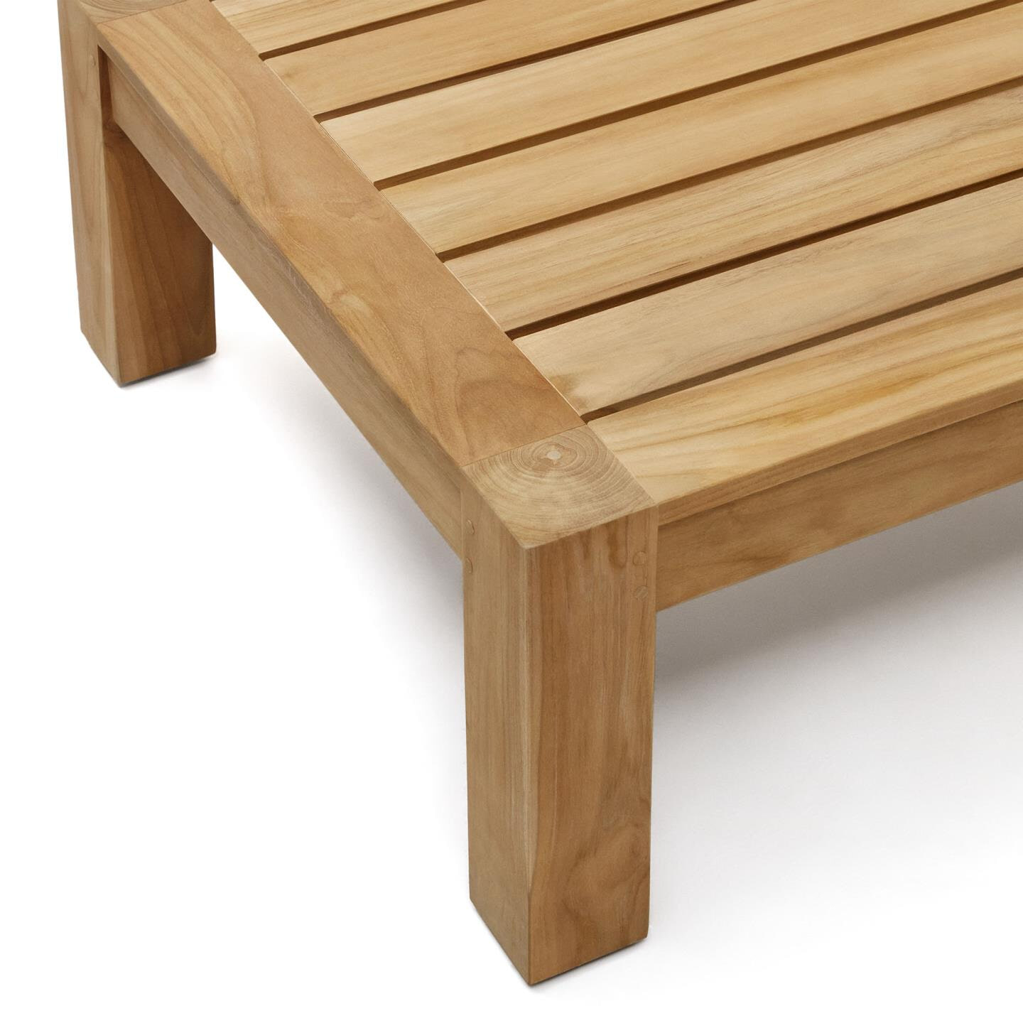 Kave Home Salontafel 'Forcanera' Teakhout, 153 x 76cm