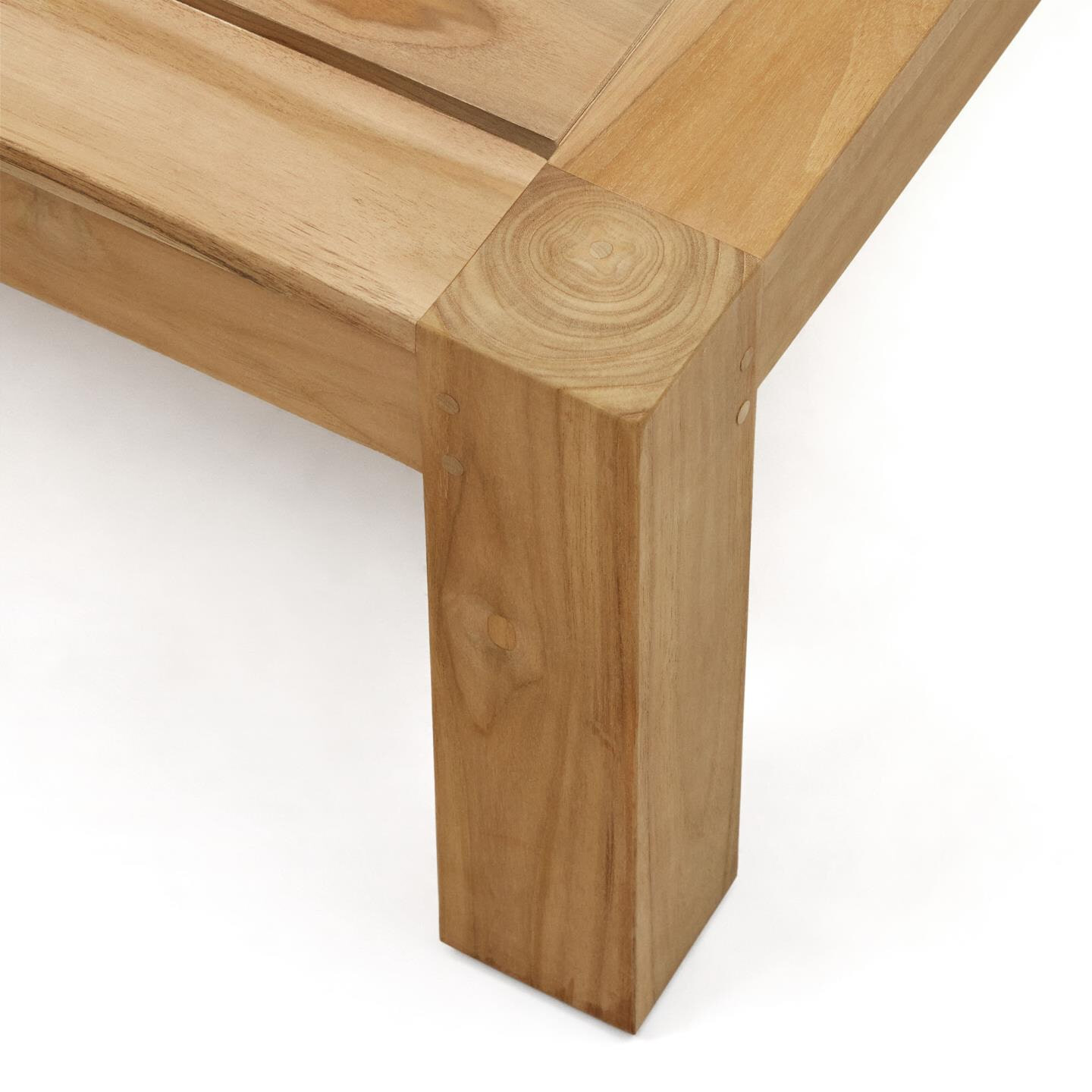 Kave Home Salontafel 'Forcanera' Teakhout, 153 x 76cm