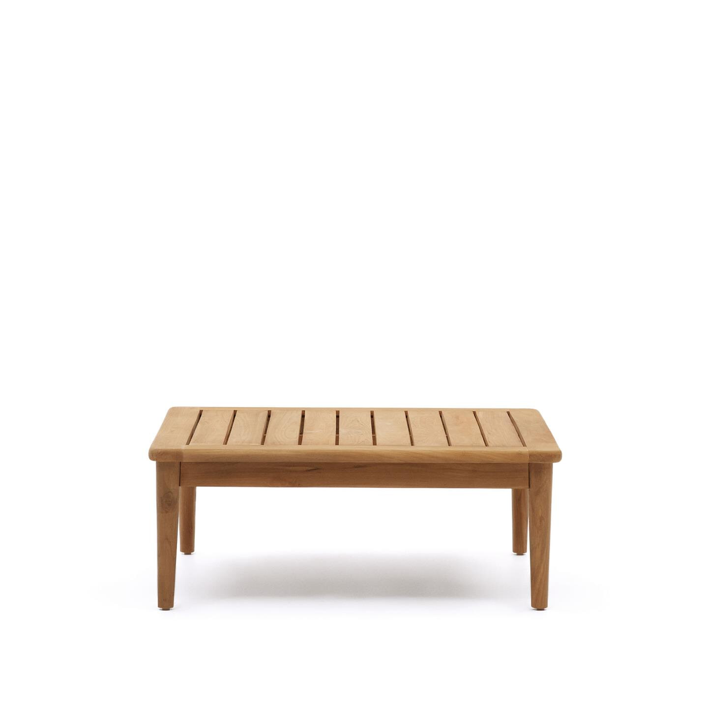 Kave Home Vierkante Salontafel 'Portitxol' Teakhout, 80 x 80cm