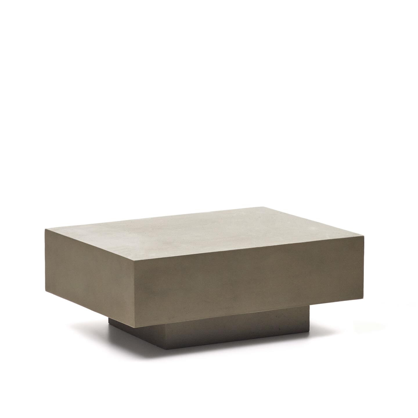 Kave Home Salontafel 'Rustella' Cement, 80 x 60cm