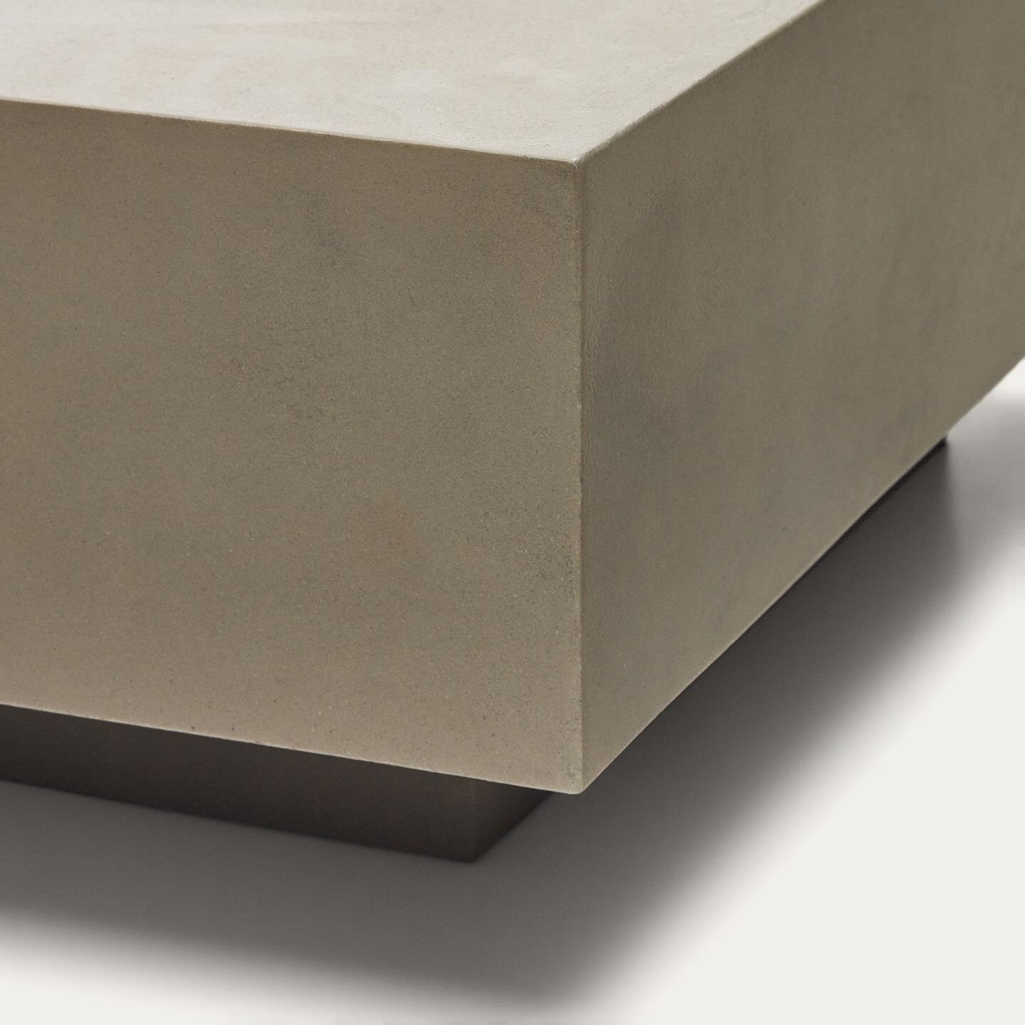 Kave Home Salontafel 'Rustella' Cement, 80 x 60cm