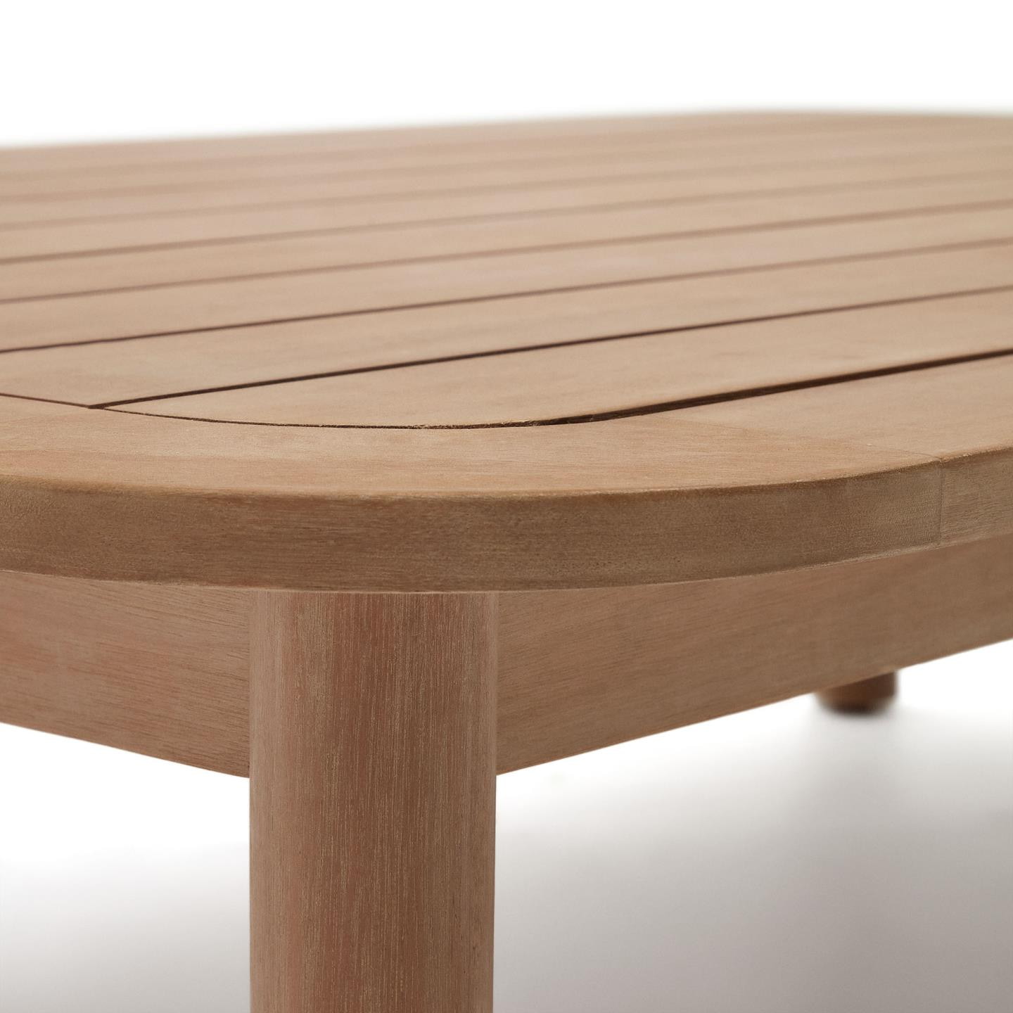 Kave Home Outdoor Salontafel 'Sacova' Eucalyptushout, 140 x 89cm