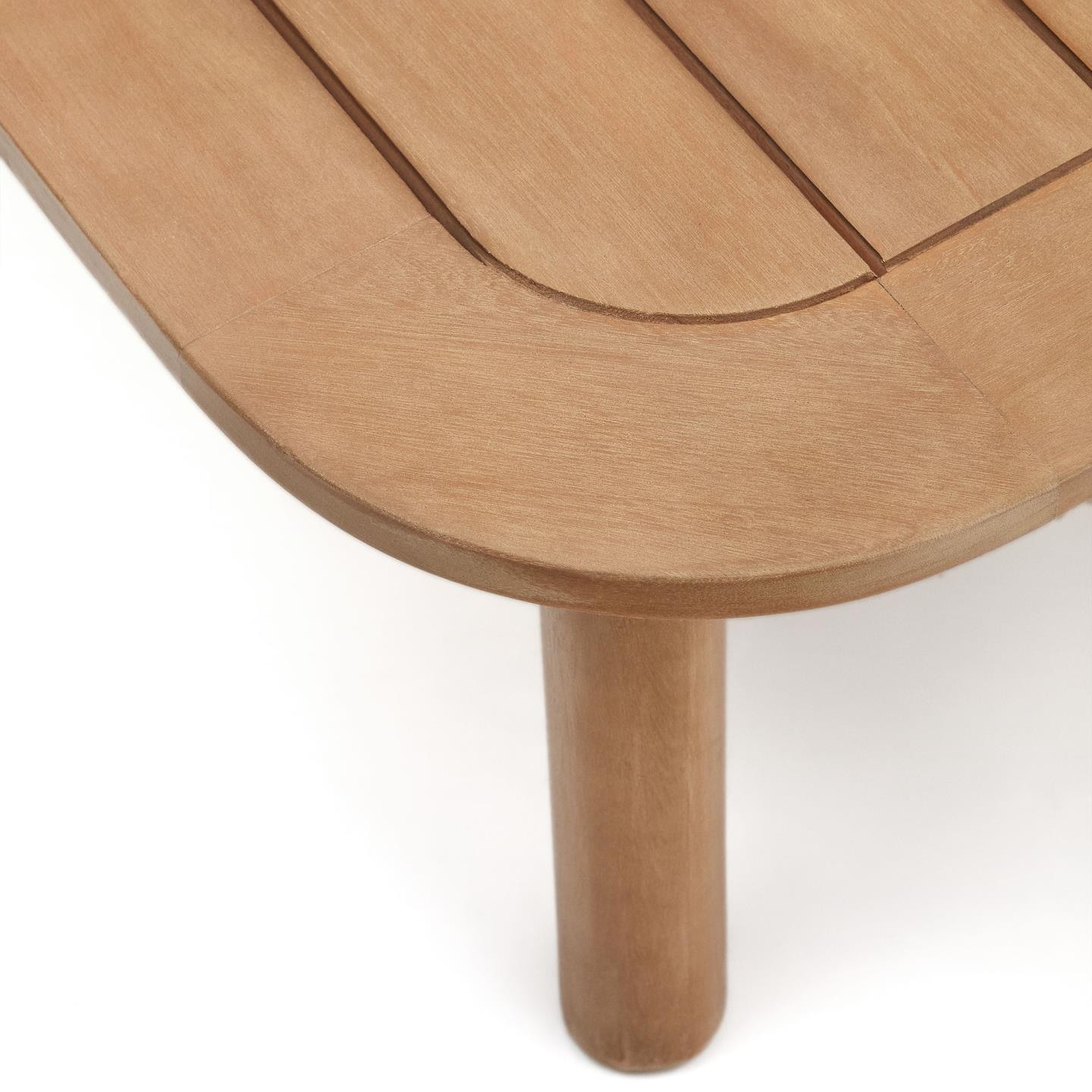 Kave Home Outdoor Salontafel 'Sacova' Eucalyptushout, 140 x 89cm
