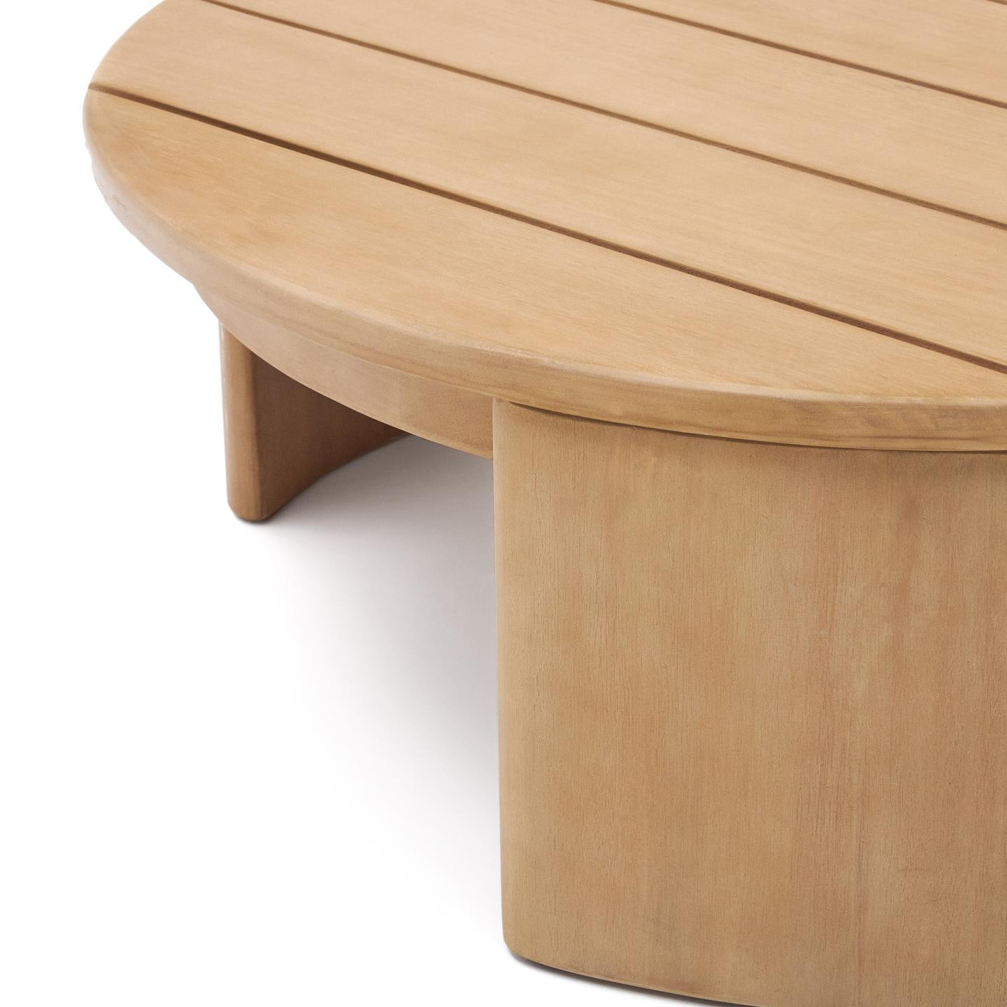 Kave Home Ronde Salontafel 'Xoriguer' Eucalyptushout, 90cm