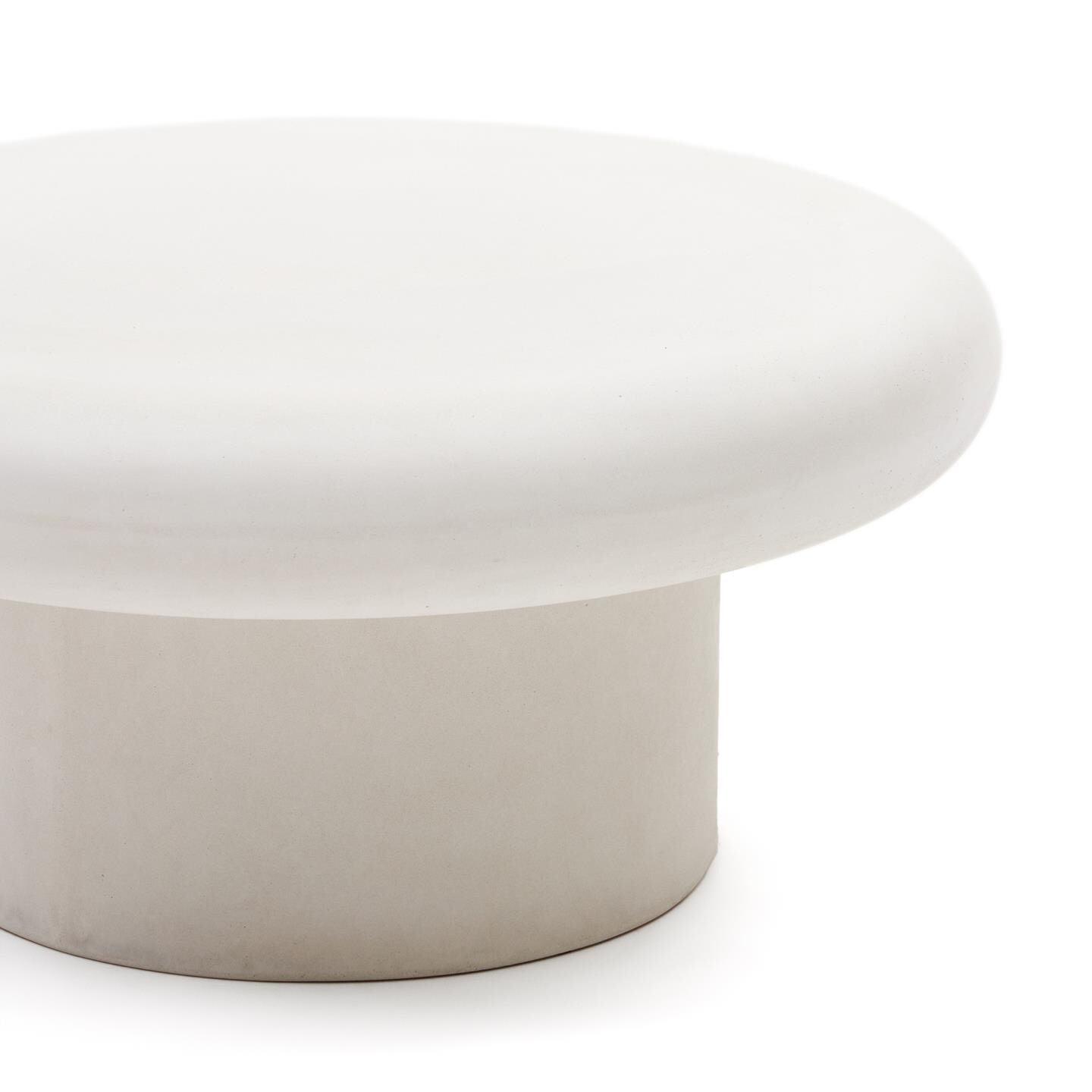 Kave Home Ronde Salontafel 'Addaia' Cement, 66cm