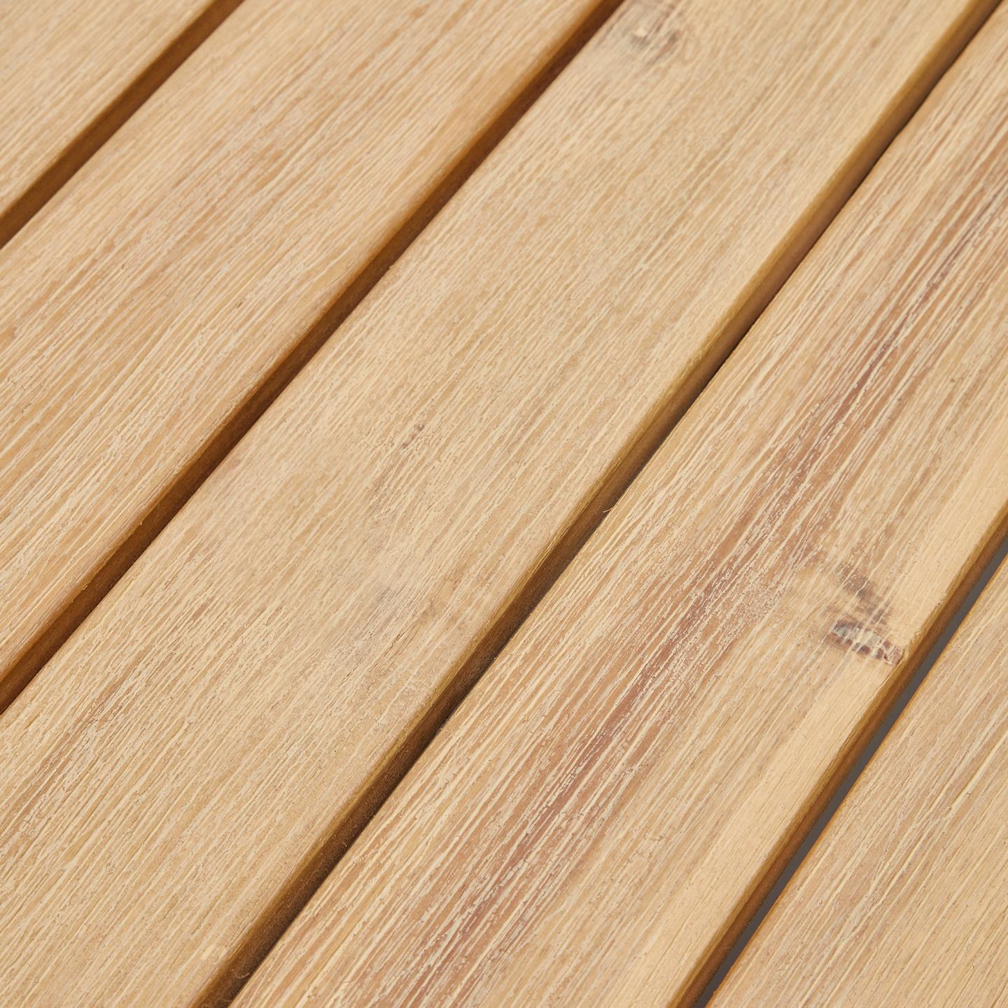 Kave Home Outdoor Salontafel 'Dandara' Acaciahout en touw, 70cm, kleur Beige
