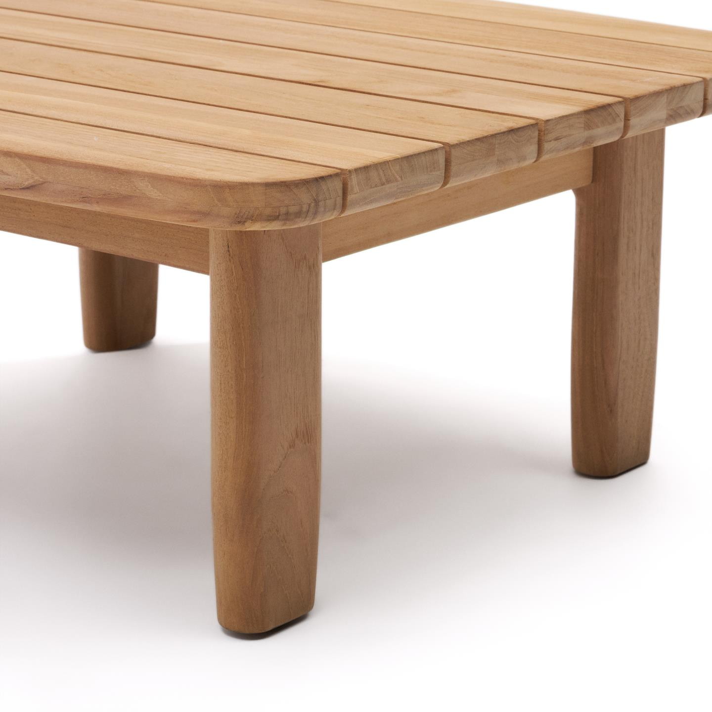Kave Home Bijzettafel 'Tirant' Teakhout, 70 x 70cm