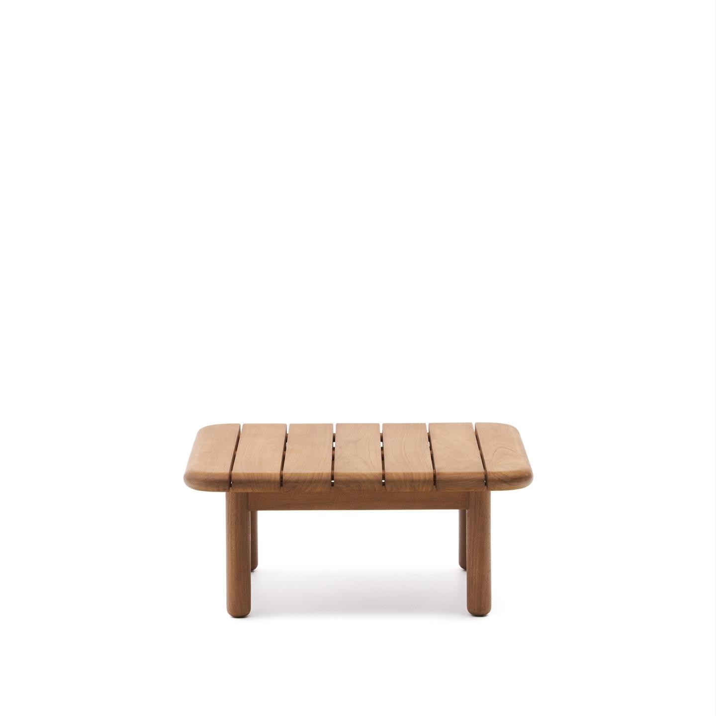 Kave Home Bijzettafel 'Turqueta' Teakhout, 70 x 70cm