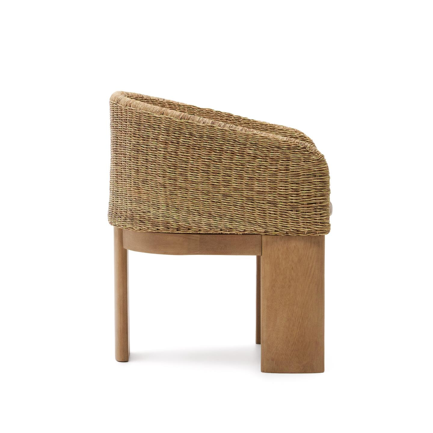 Kave Home Tuinstoel 'Xoriguer' Rattan en eucalyptushout