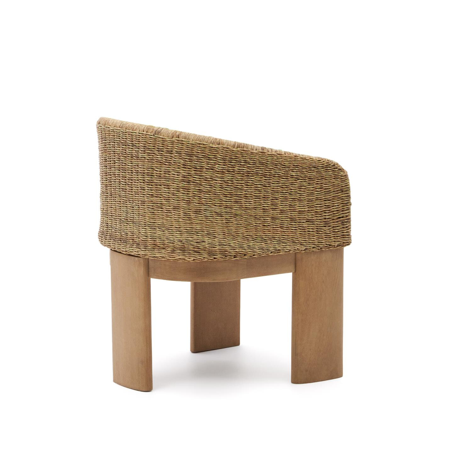 Kave Home Tuinstoel 'Xoriguer' Rattan en eucalyptushout