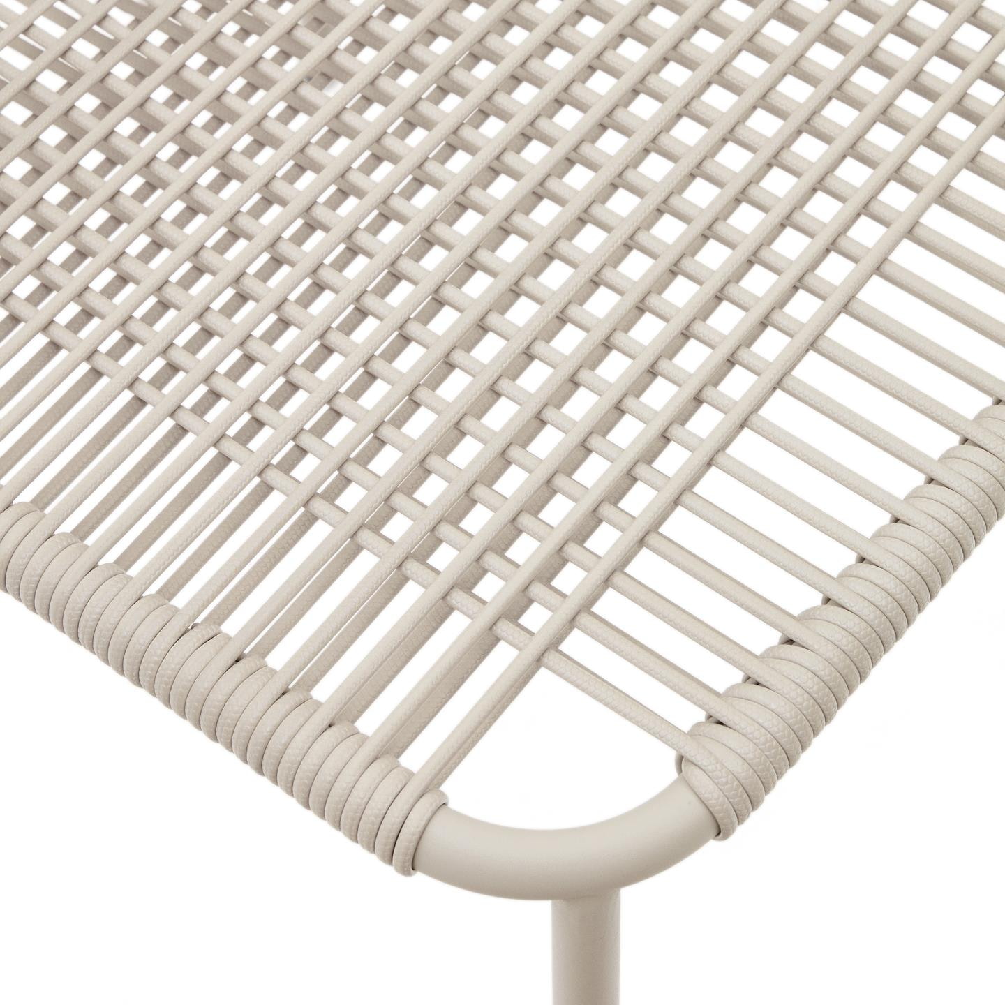 Kave Home Tuinstoel 'Talaier' Touw, kleur Beige