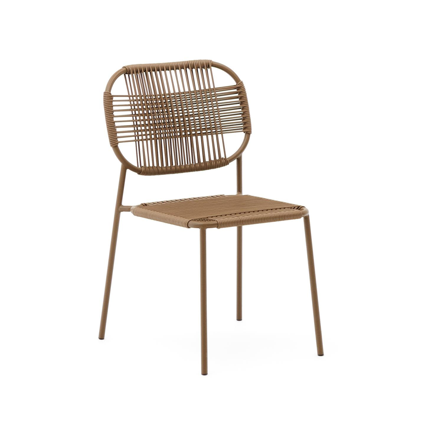 Kave Home Tuinstoel 'Talaier' Touw, kleur Bruin