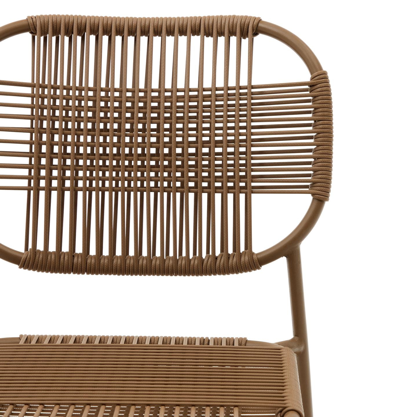 Kave Home Tuinstoel 'Talaier' Touw, kleur Bruin