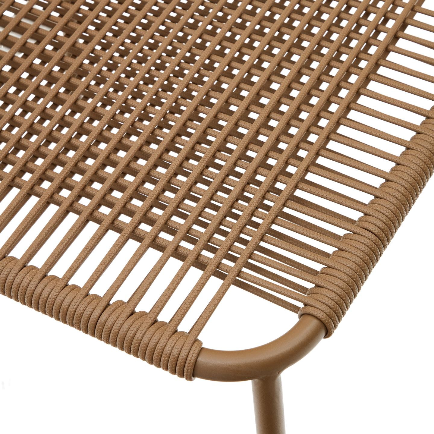 Kave Home Tuinstoel 'Talaier' Touw, kleur Bruin
