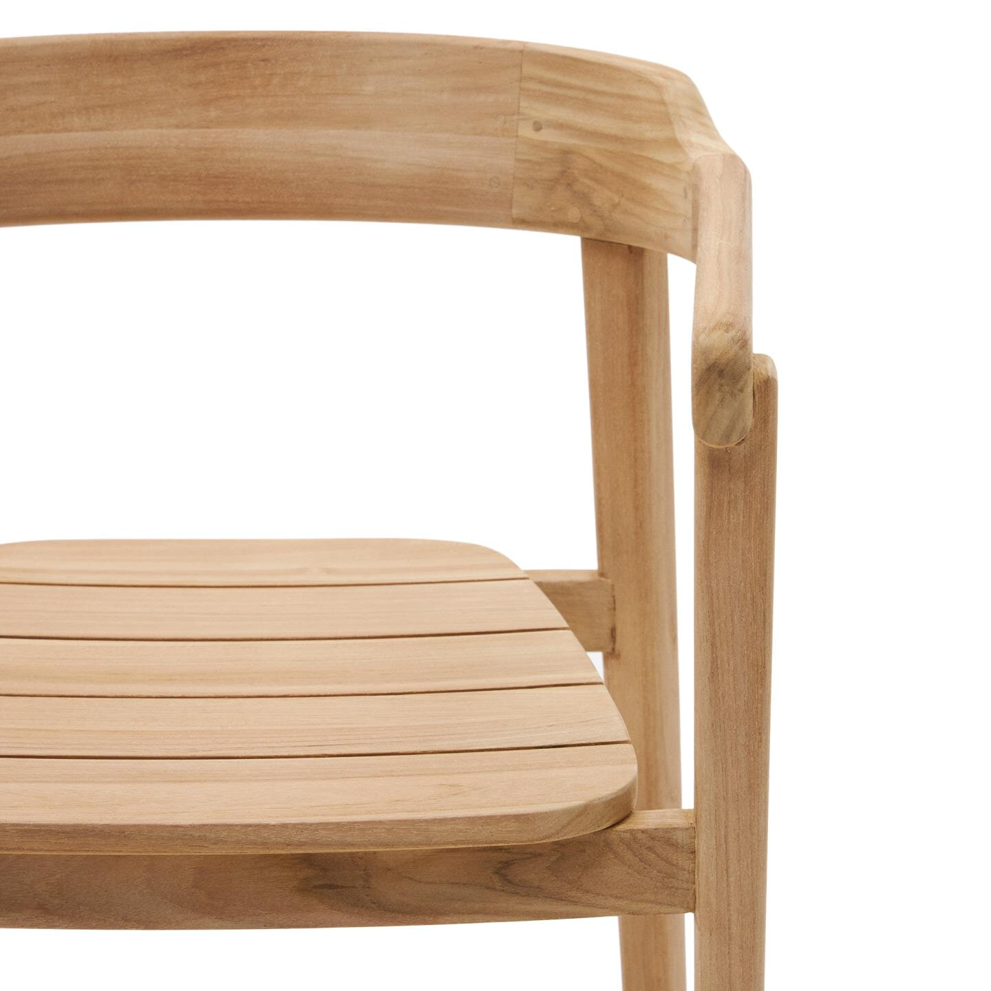 Kave Home Eetkamerstoel 'Icaro' Teakhout