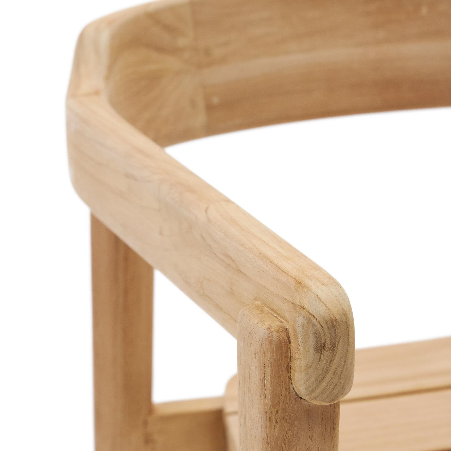 Kave Home Eetkamerstoel 'Icaro' Teakhout