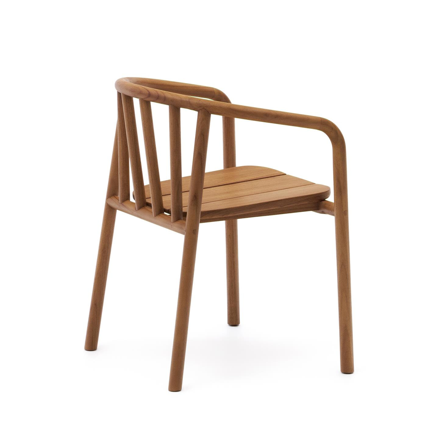 Kave Home Eetkamerstoel 'Turqueta' Teakhout