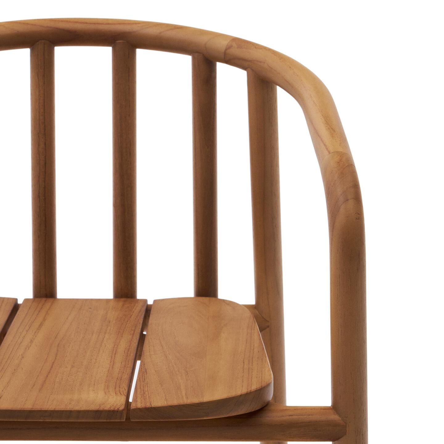 Kave Home Eetkamerstoel 'Turqueta' Teakhout