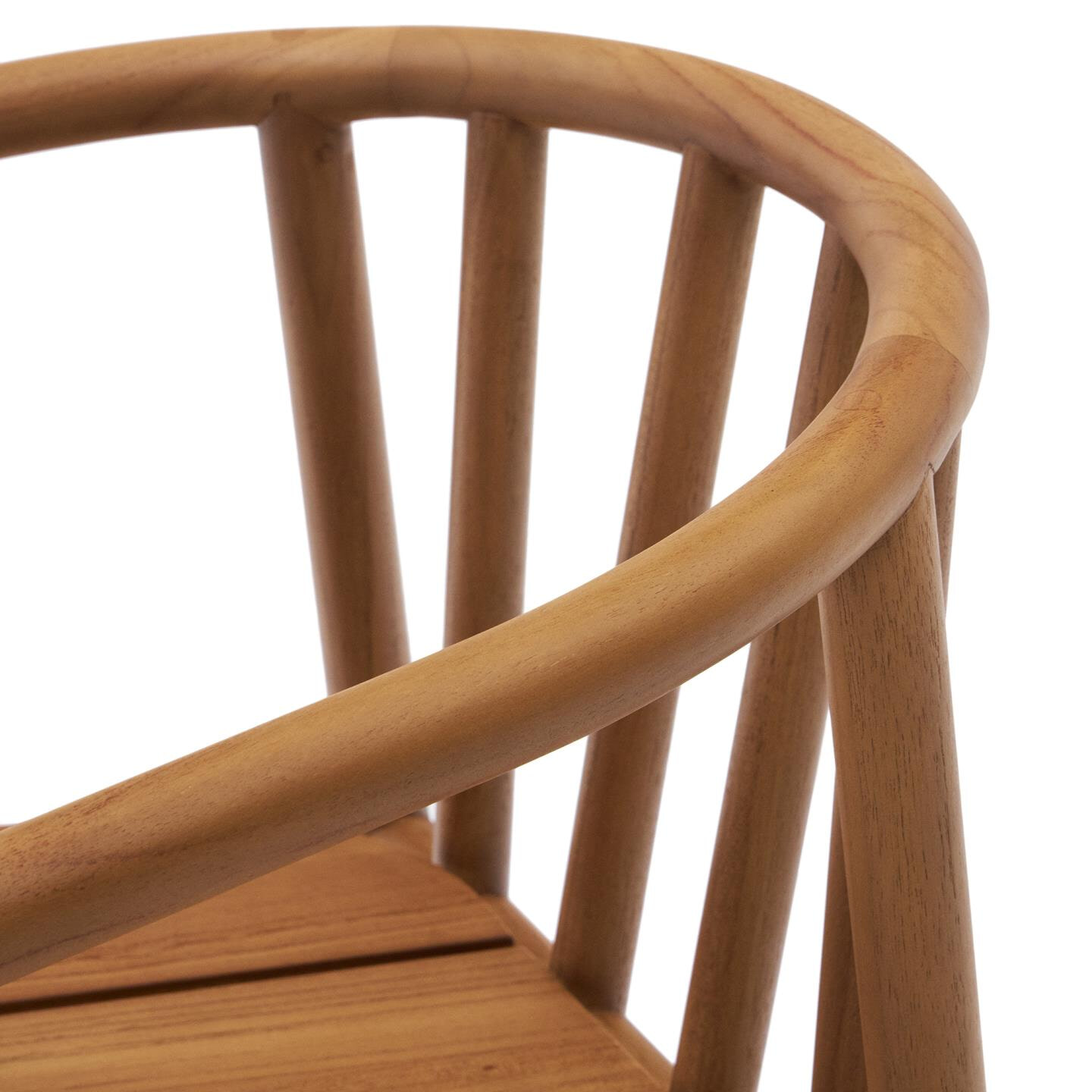 Kave Home Eetkamerstoel 'Turqueta' Teakhout