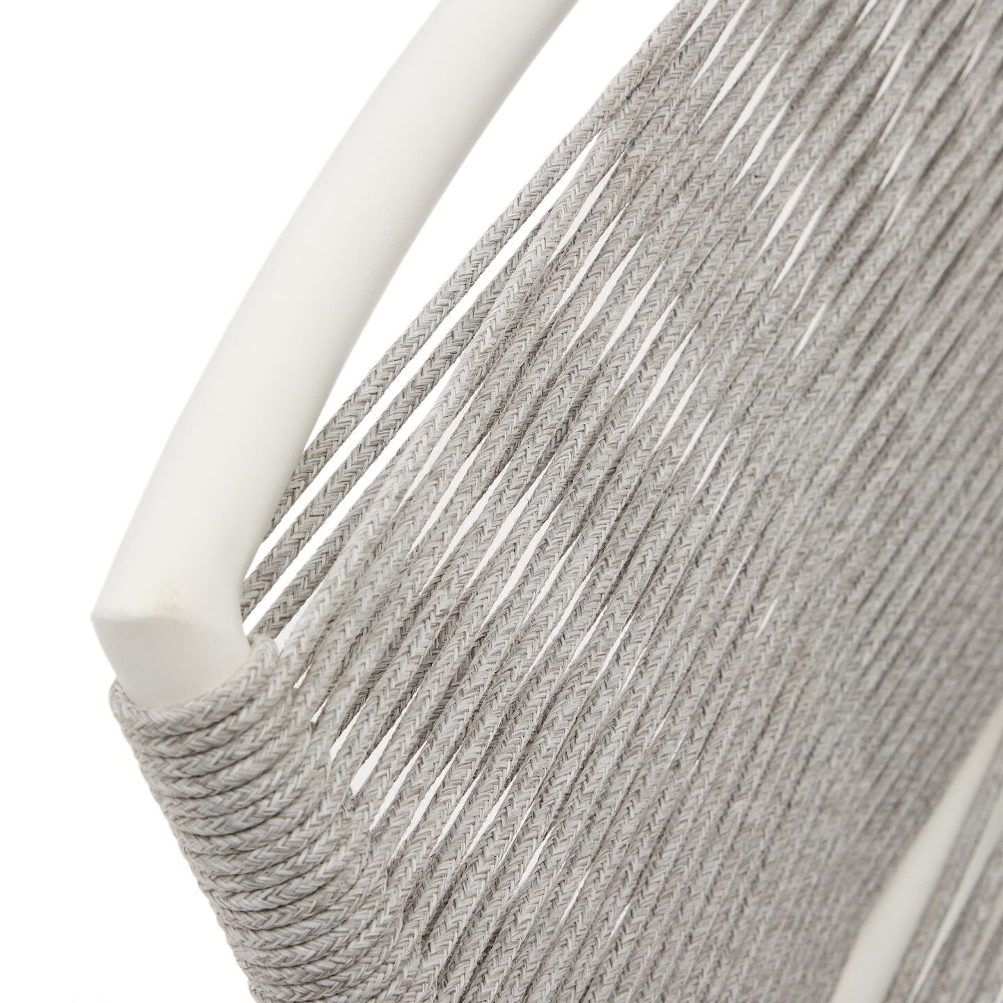 Kave Home Barkruk 'Culip' kleur Lichtgrijs (zithoogte 65cm)
