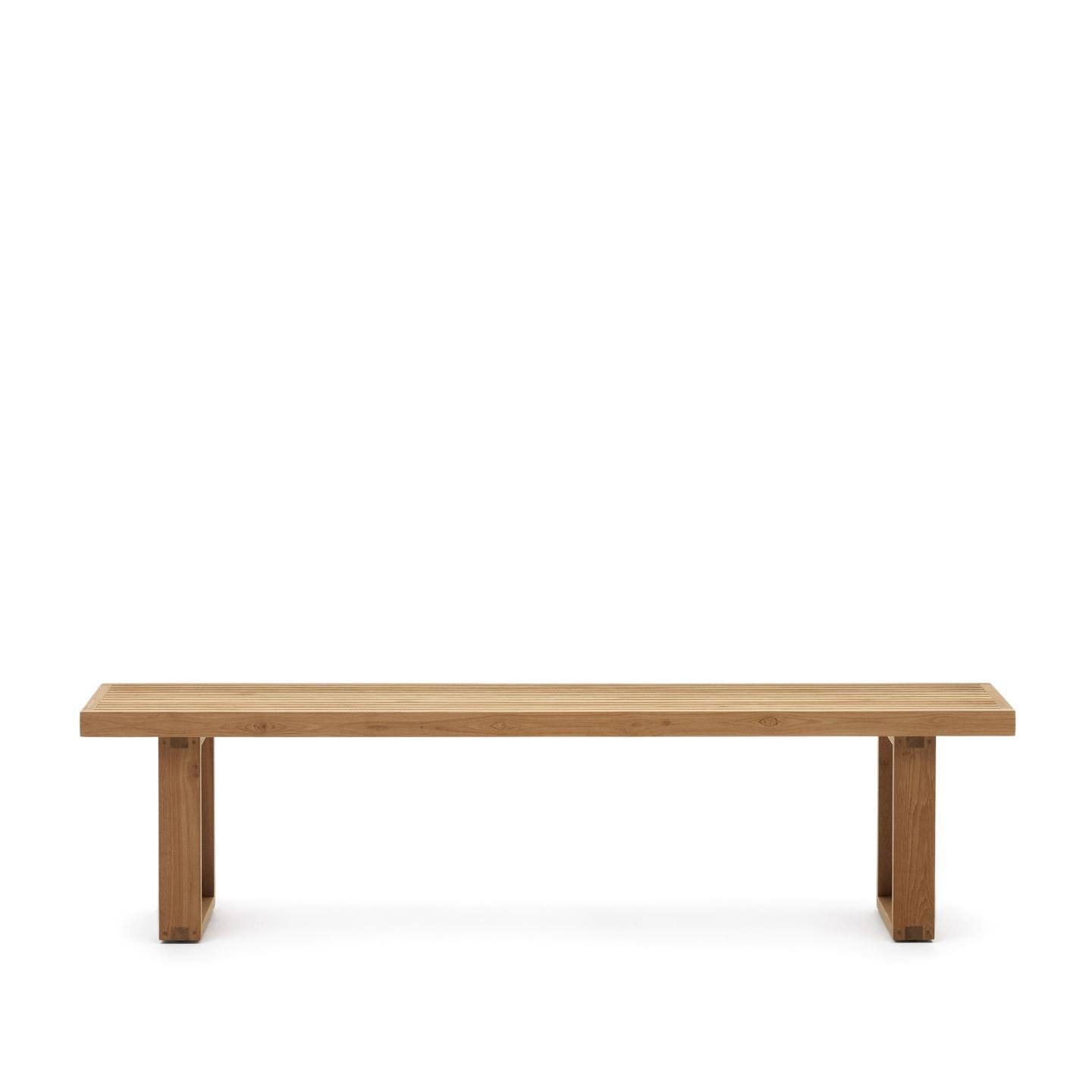 Kave Home Outdoor Eetkamerbank 'Canadell' Teakhout, 210cm
