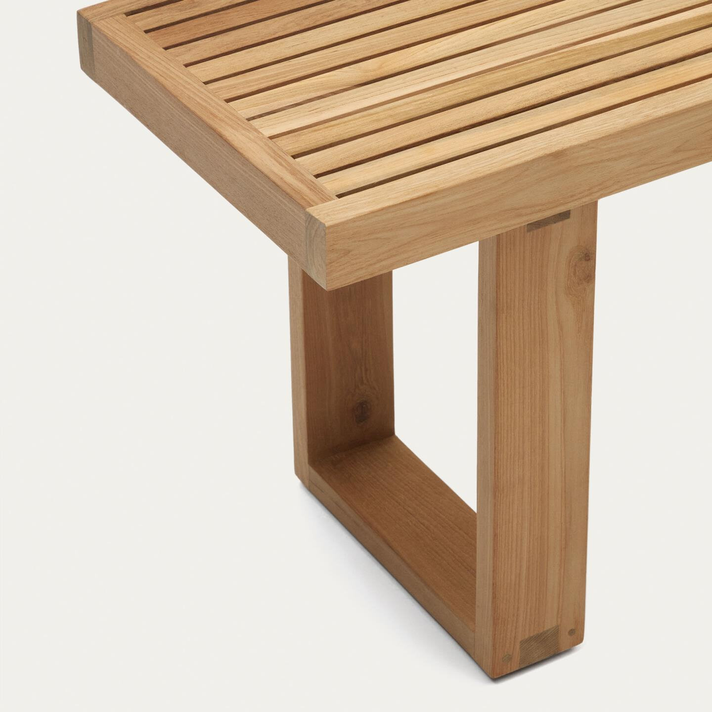 Kave Home Outdoor Eetkamerbank 'Canadell' Teakhout, 210cm