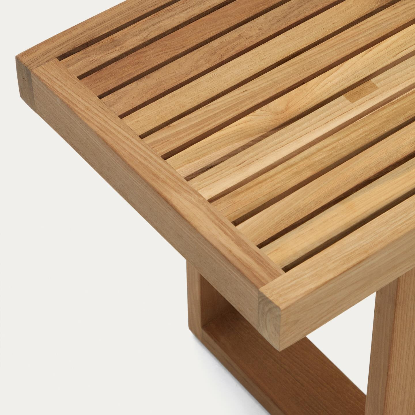 Kave Home Outdoor Eetkamerbank 'Canadell' Teakhout, 210cm