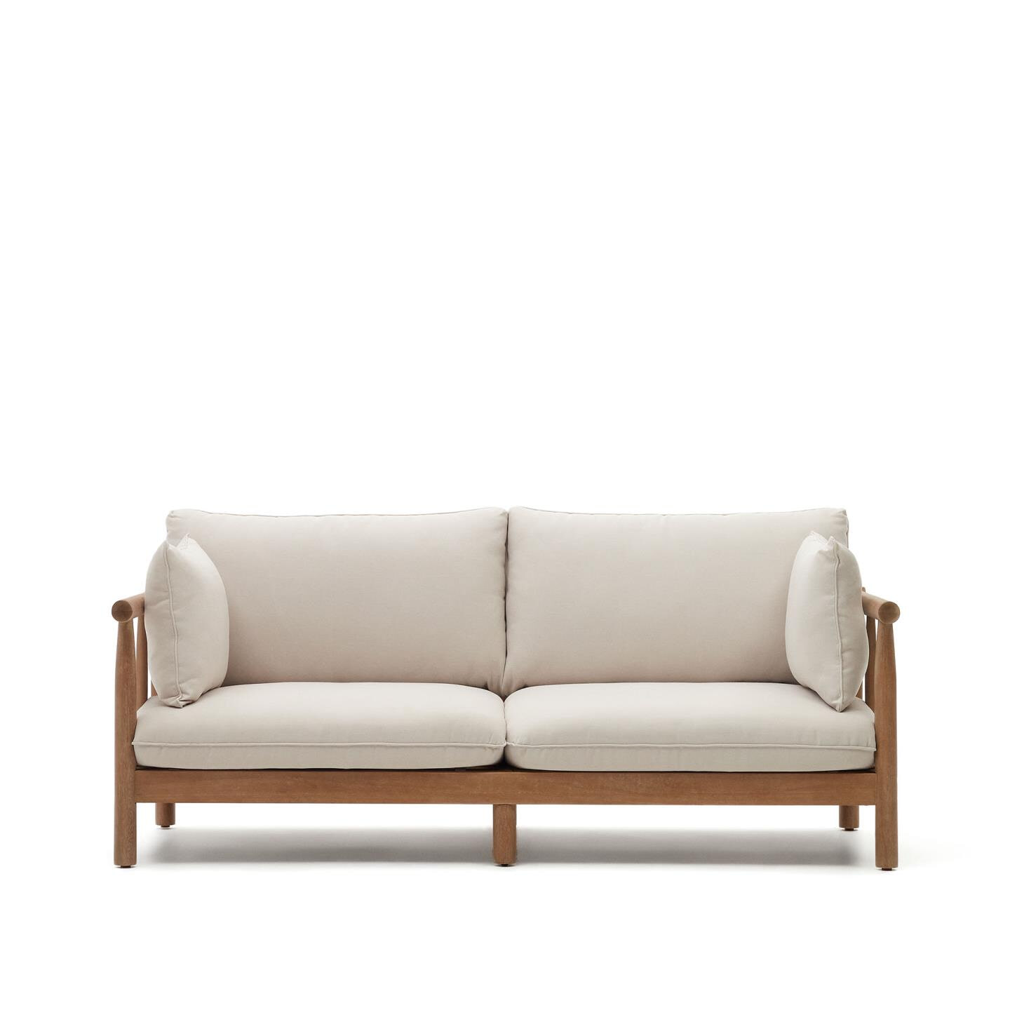 Kave Home 2-zits Loungebank 'Sacova' Eucalyptushout