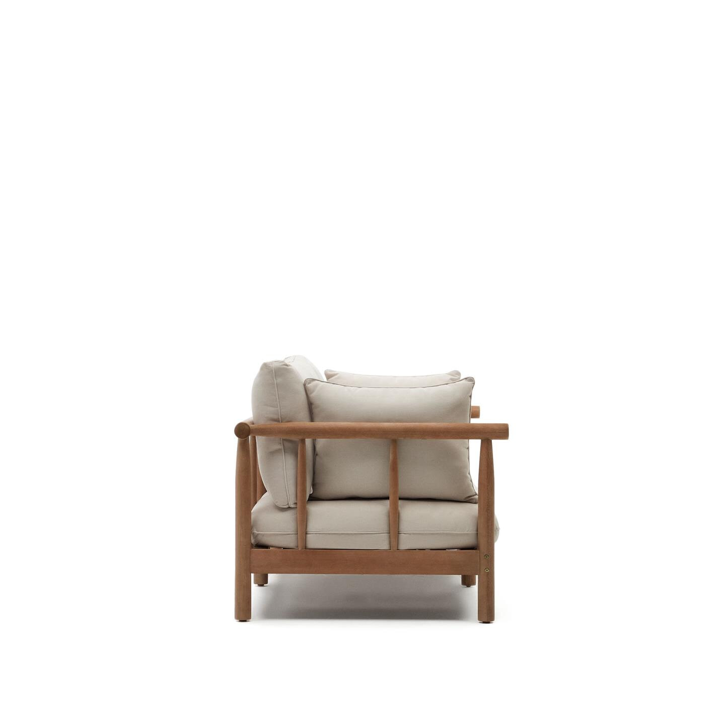 Kave Home 2-zits Loungebank 'Sacova' Eucalyptushout