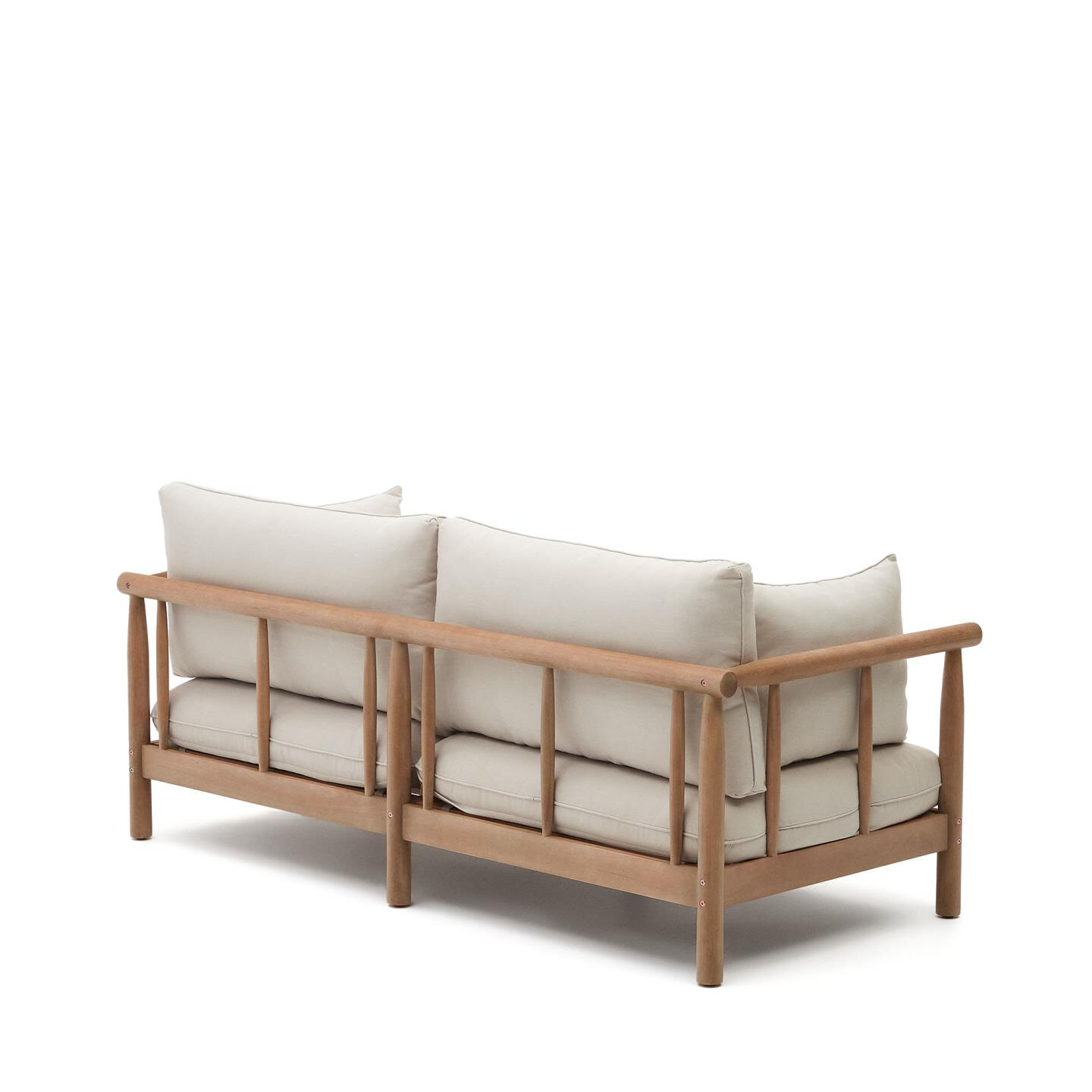 Kave Home 2-zits Loungebank 'Sacova' Eucalyptushout