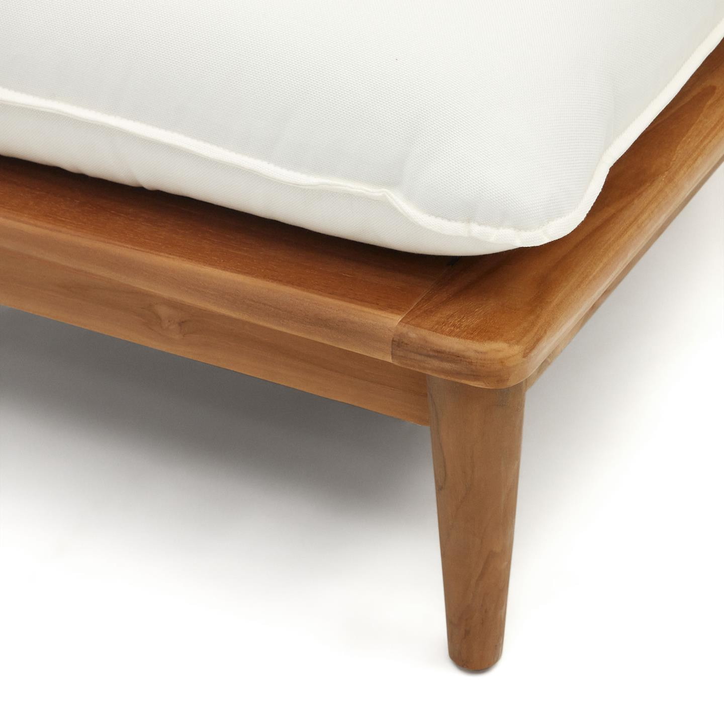 Kave Home Modulaire Hoekfauteuil 'Portitxol' Teakhout