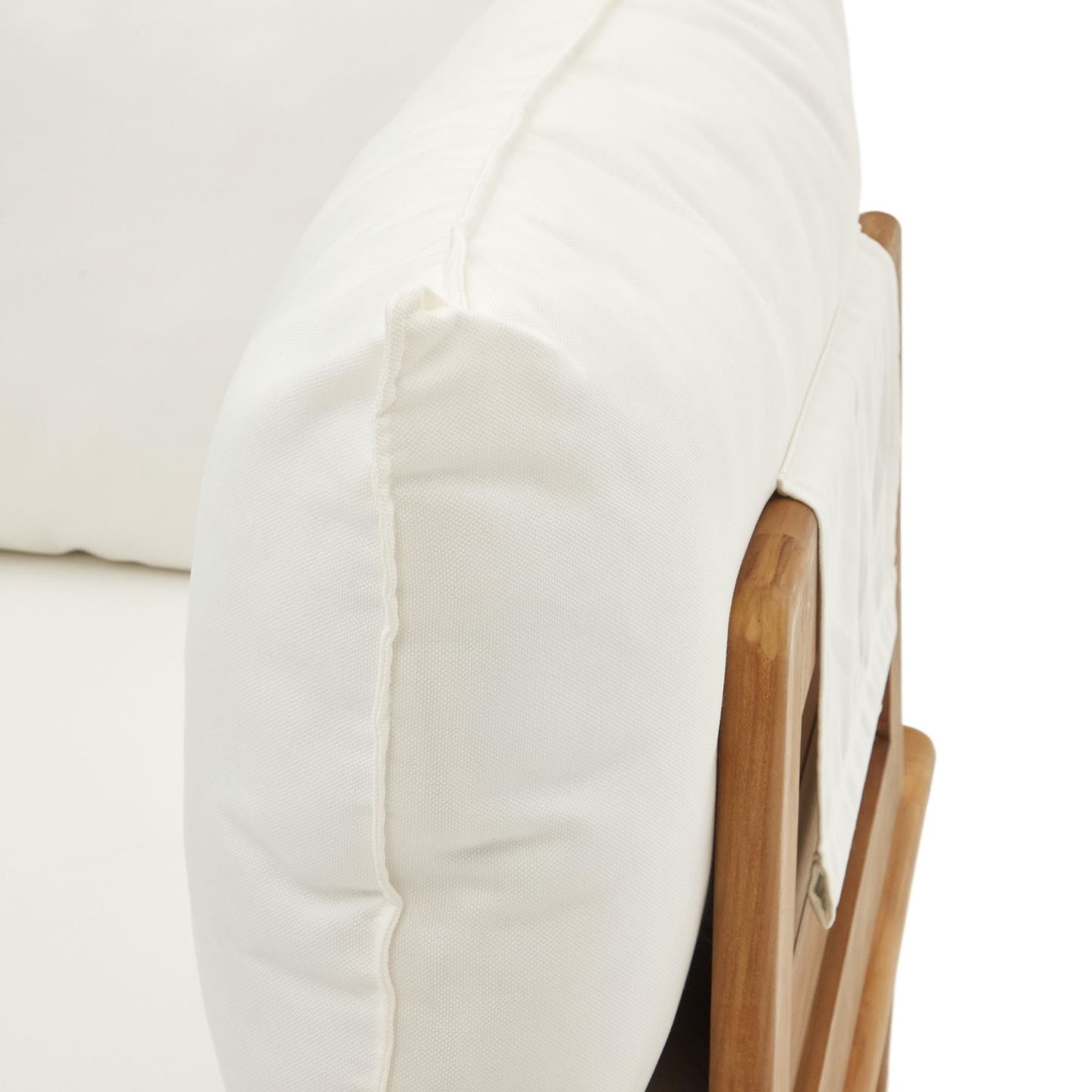 Kave Home Modulaire Hoekfauteuil 'Portitxol' Teakhout