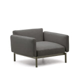 Kave Home Loungestoel 'Sorells' kleur Grijs/Groen
