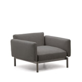 Kave Home Fauteuil 'Sorells' kleur Grijs/Antraciet