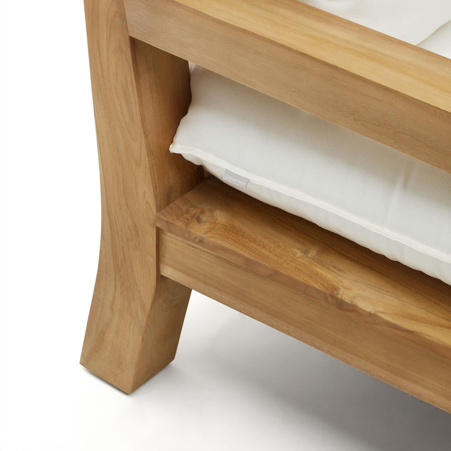 Kave Home Fauteuil 'Forcanera' Teakhout