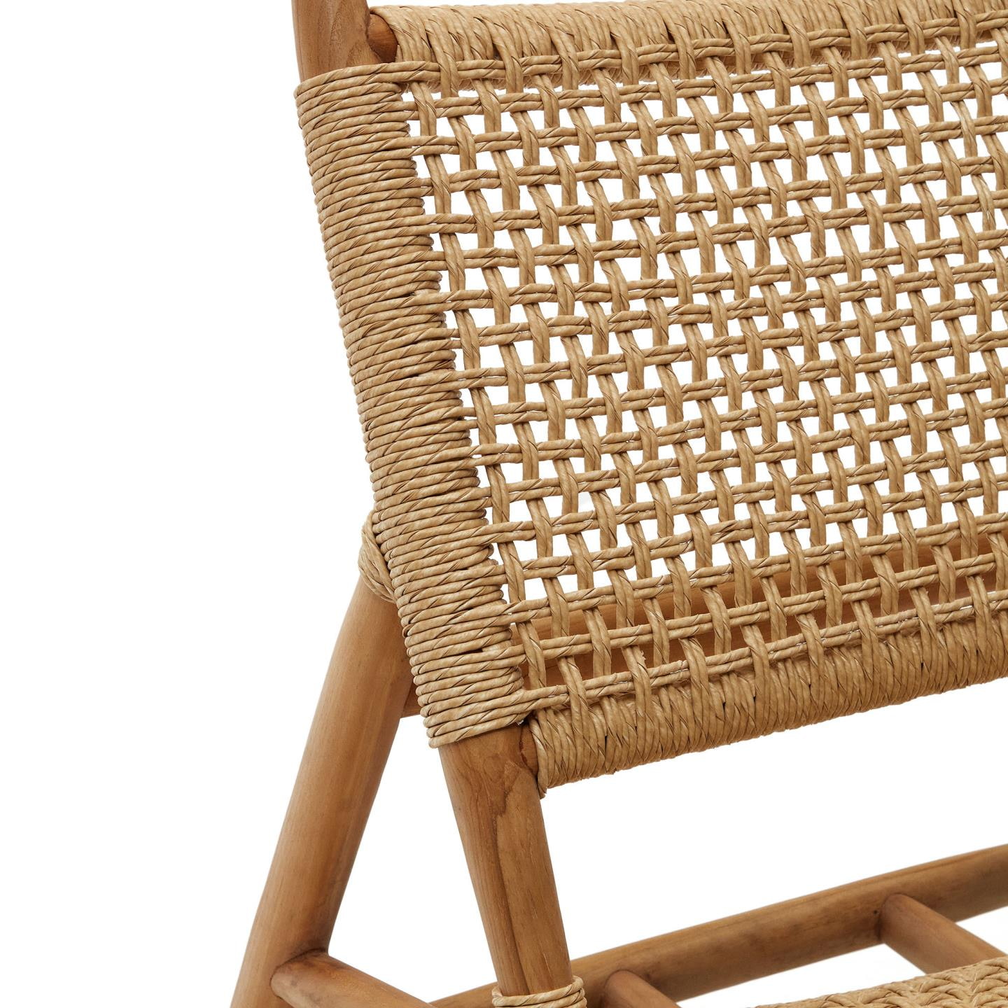 Kave Home Fauteuil 'Codolar' Teakhout