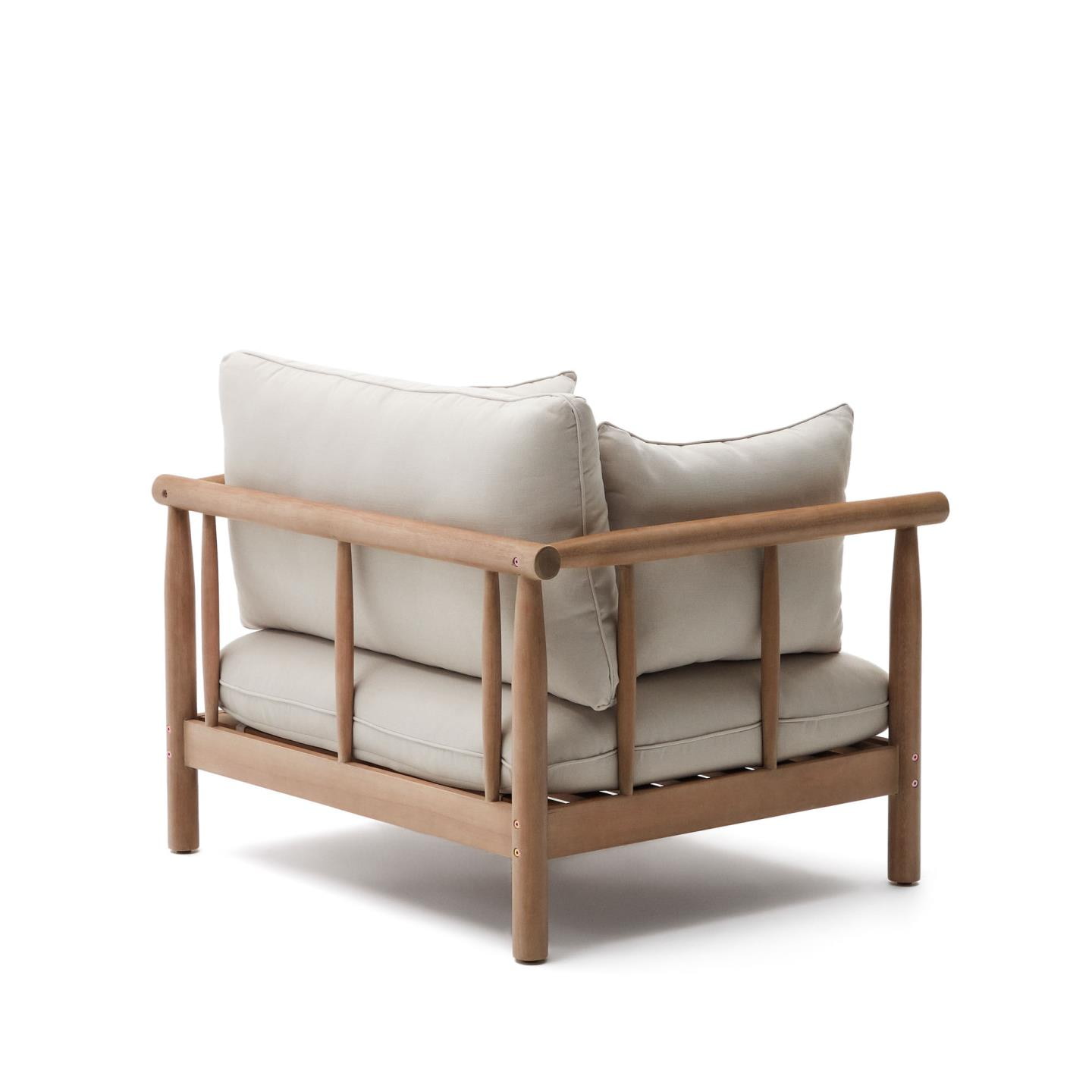 Kave Home Outdoor Fauteuil 'Sacova' Eucalyptushout
