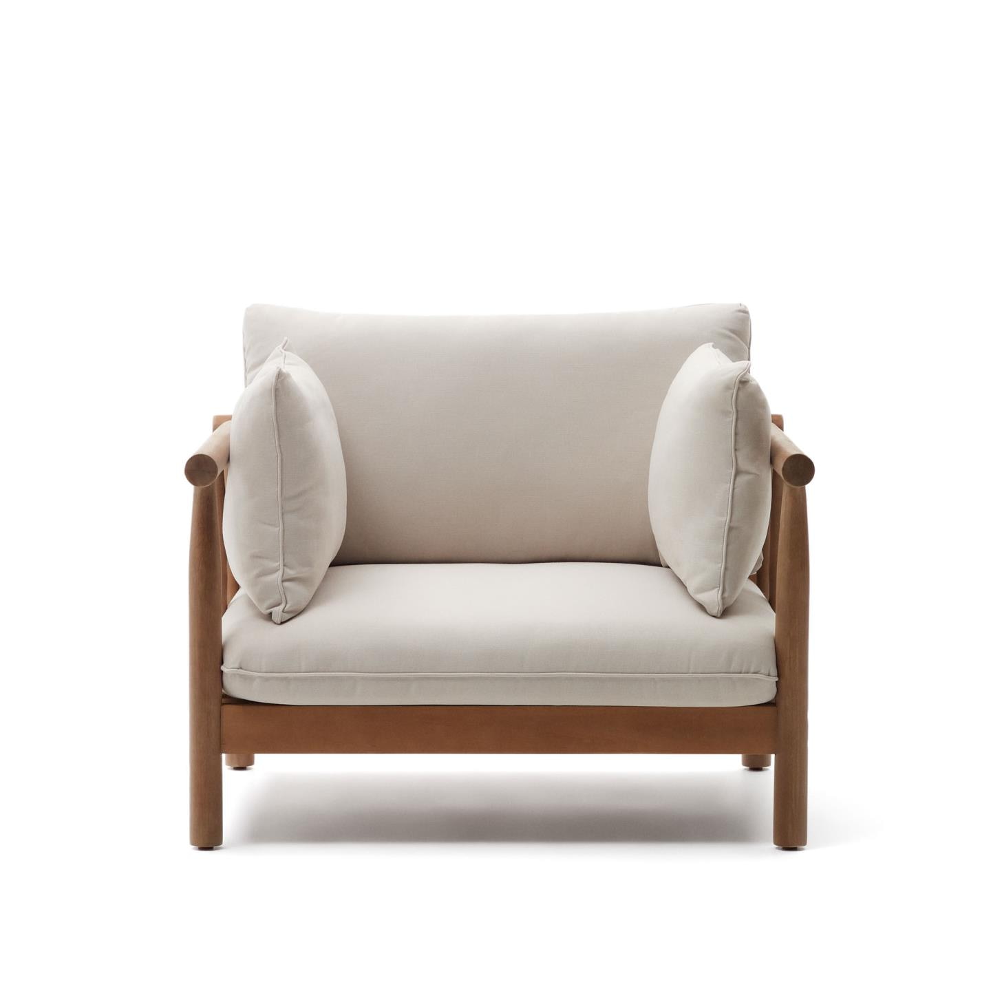 Kave Home Outdoor Fauteuil 'Sacova' Eucalyptushout
