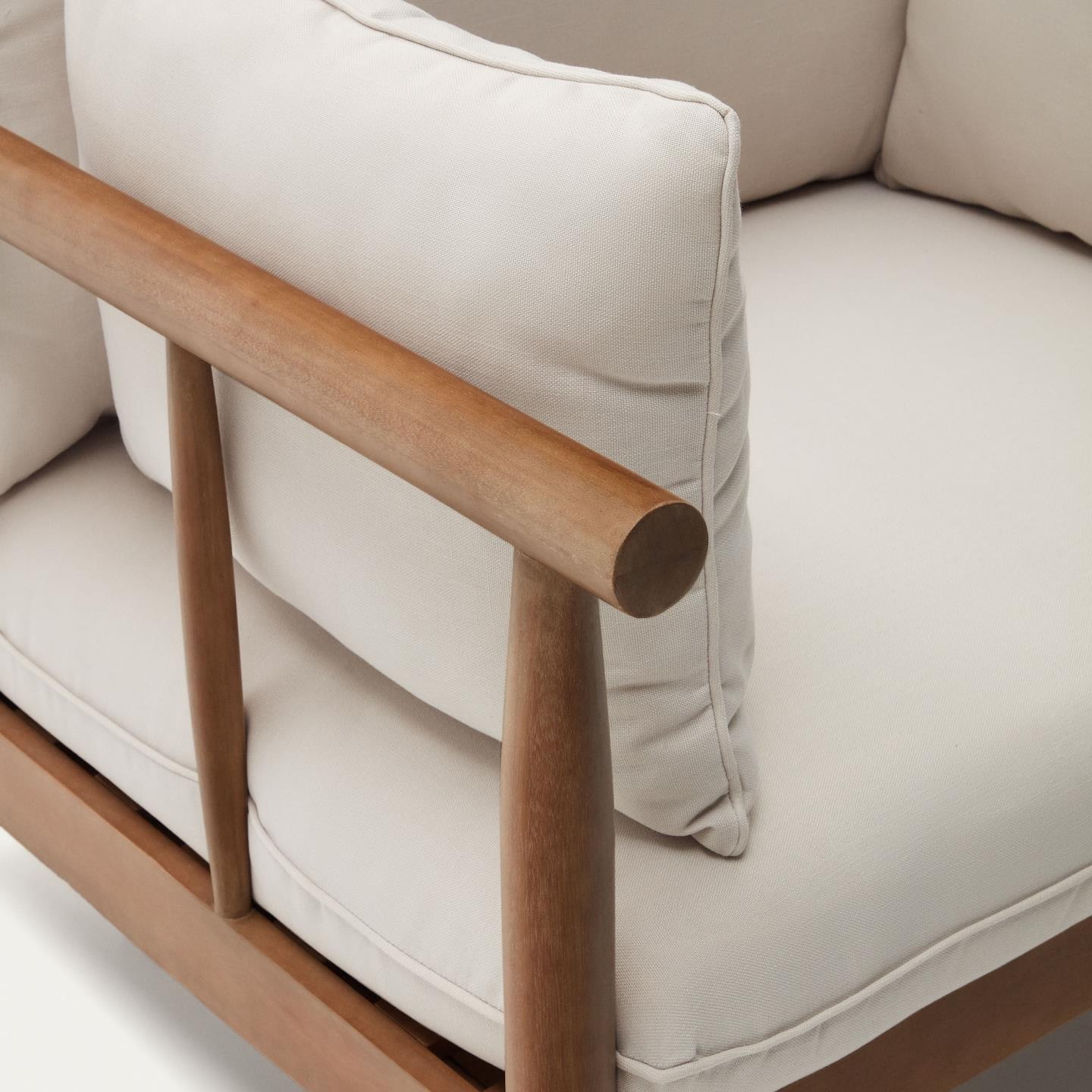 Kave Home Outdoor Fauteuil 'Sacova' Eucalyptushout