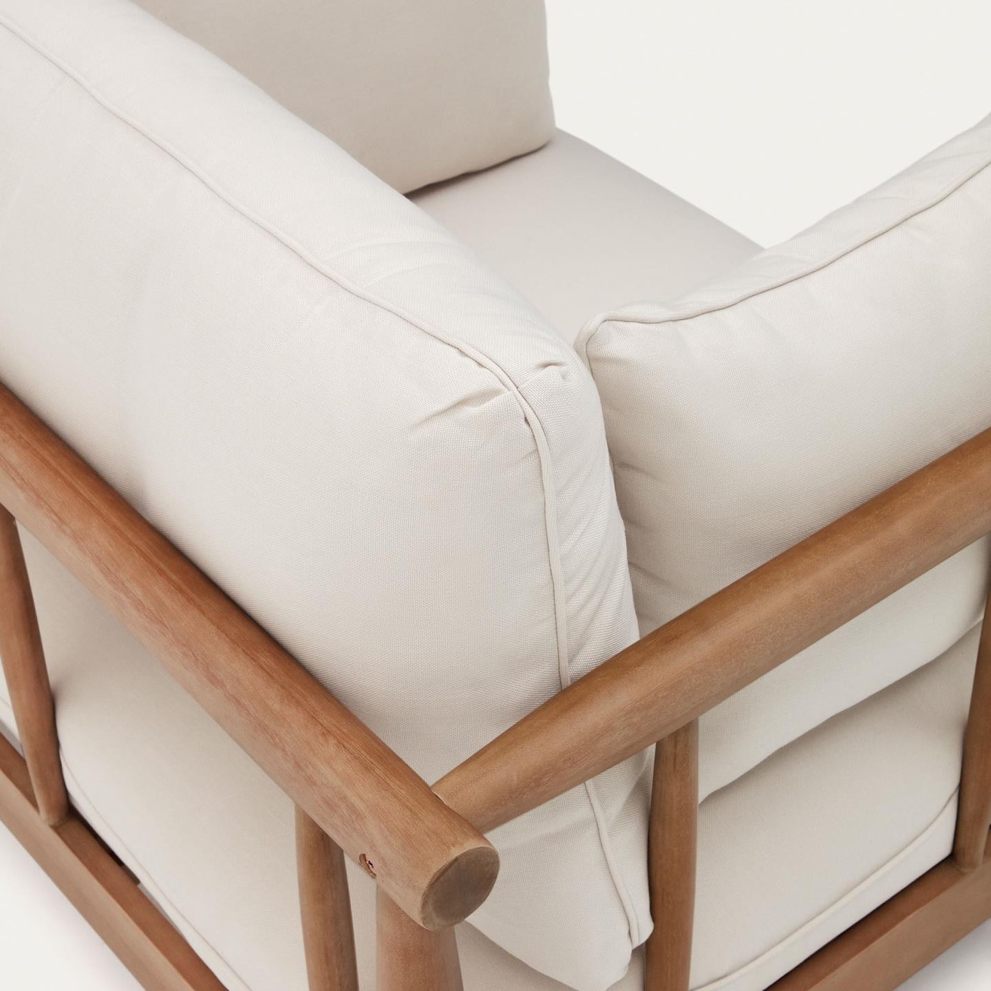 Kave Home Outdoor Fauteuil 'Sacova' Eucalyptushout