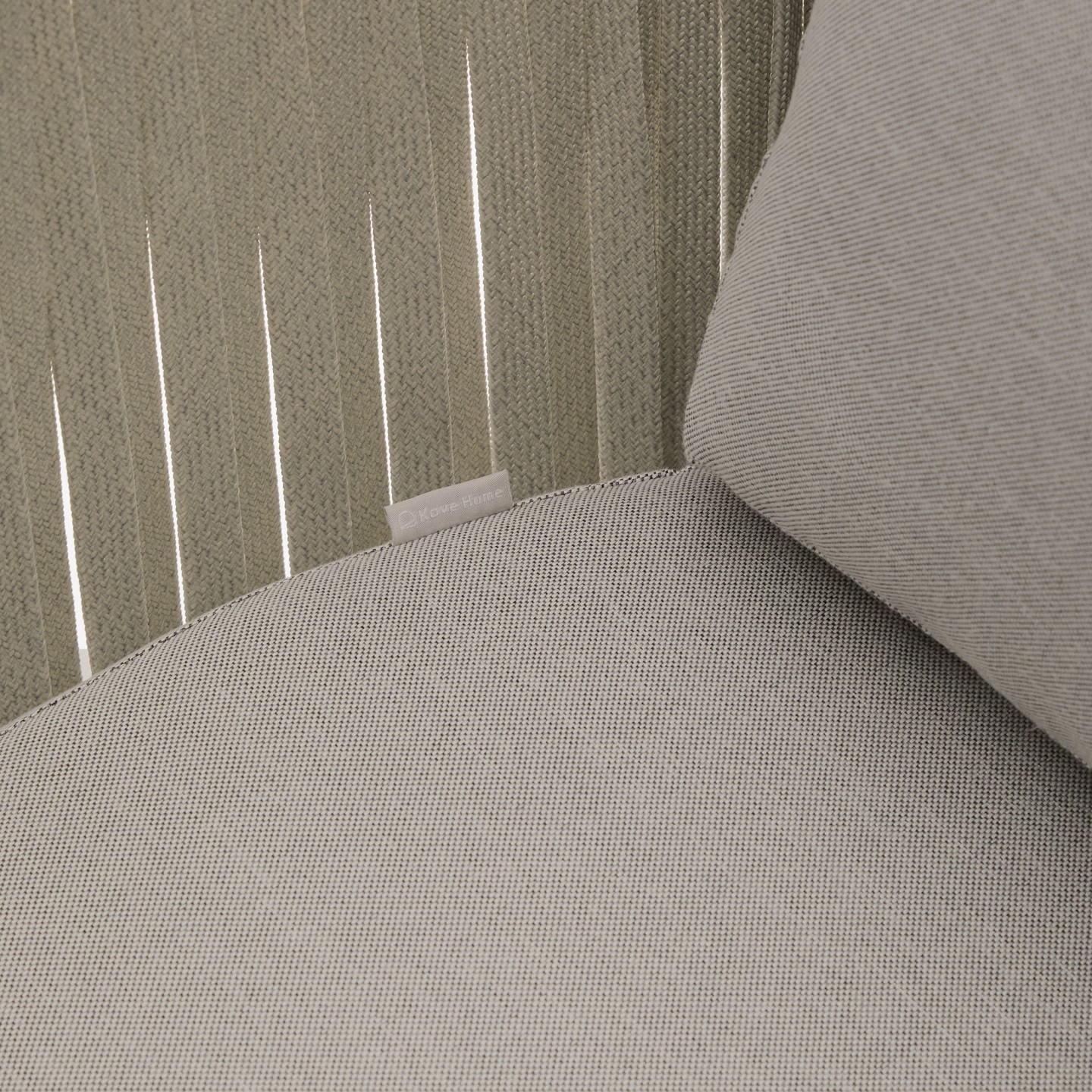 Kave Home Outdoor Fauteuil 'Saconca' Gevlochten touw, kleur Beige