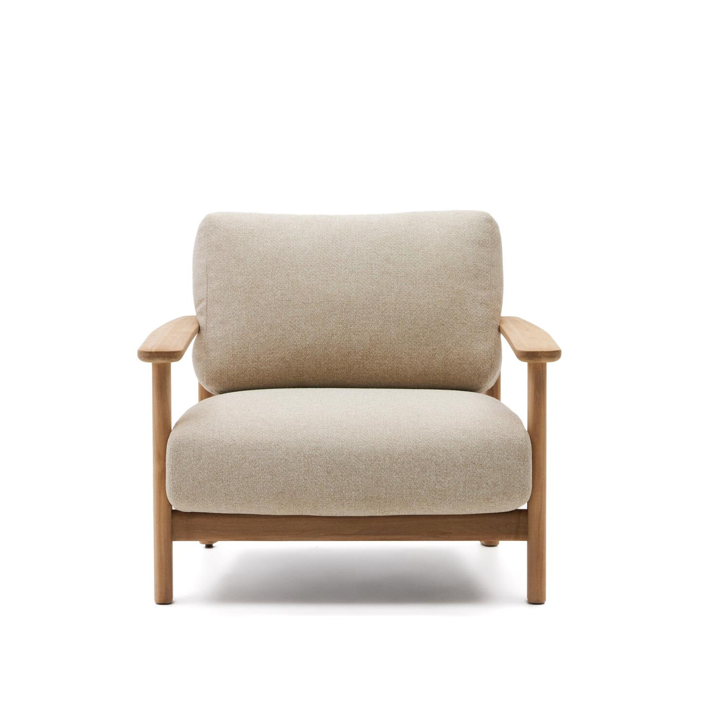 Kave Home Fauteuil 'Tirant' Teakhout