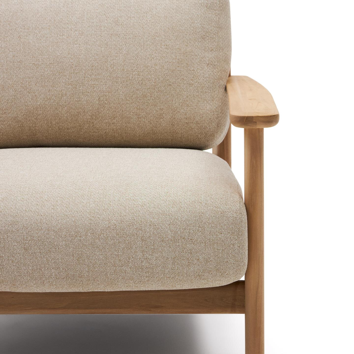 Kave Home Fauteuil 'Tirant' Teakhout