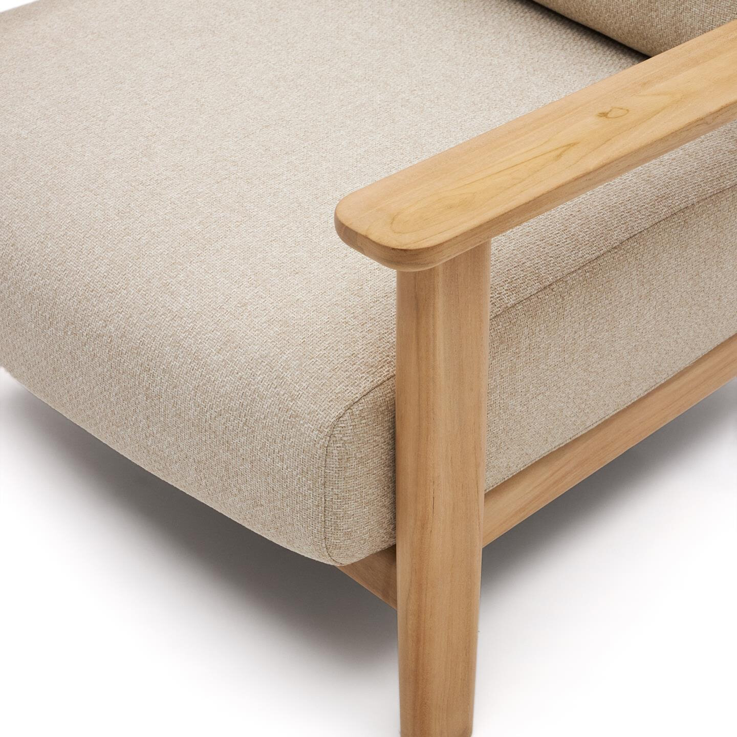 Kave Home Fauteuil 'Tirant' Teakhout