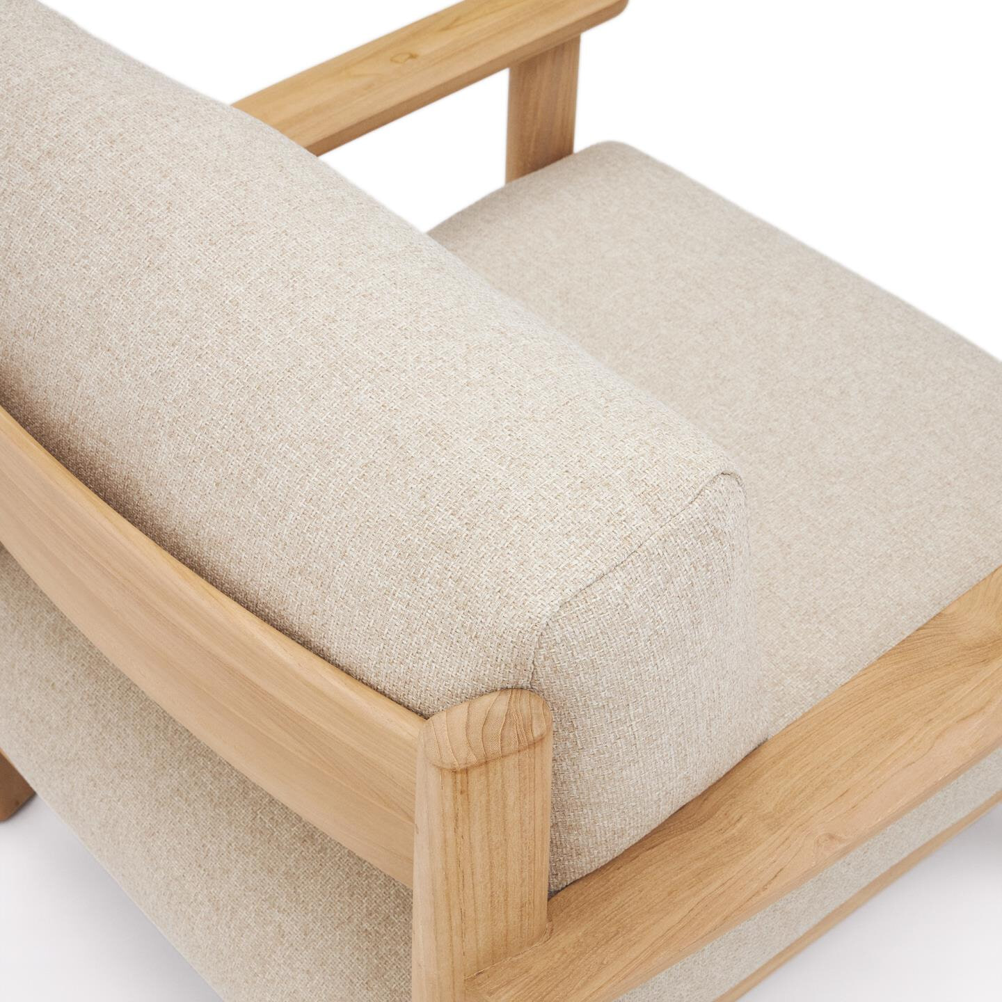Kave Home Fauteuil 'Tirant' Teakhout