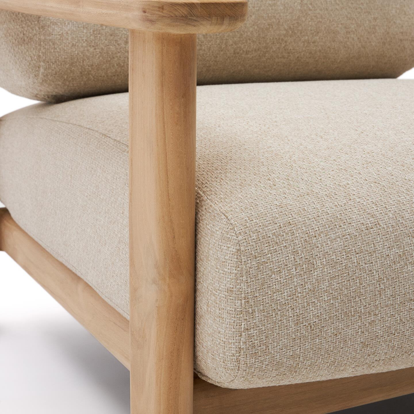 Kave Home Fauteuil 'Tirant' Teakhout