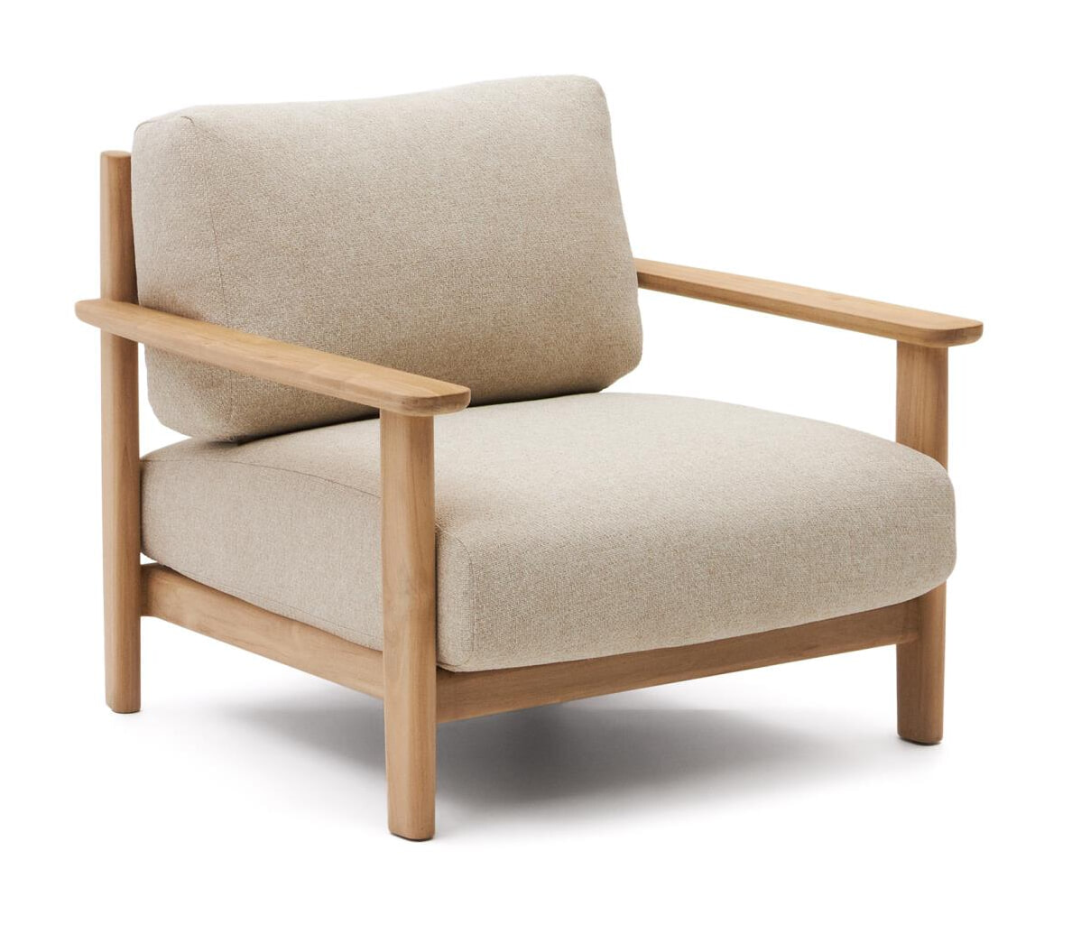 Kave Home Fauteuil 'Tirant' Teakhout