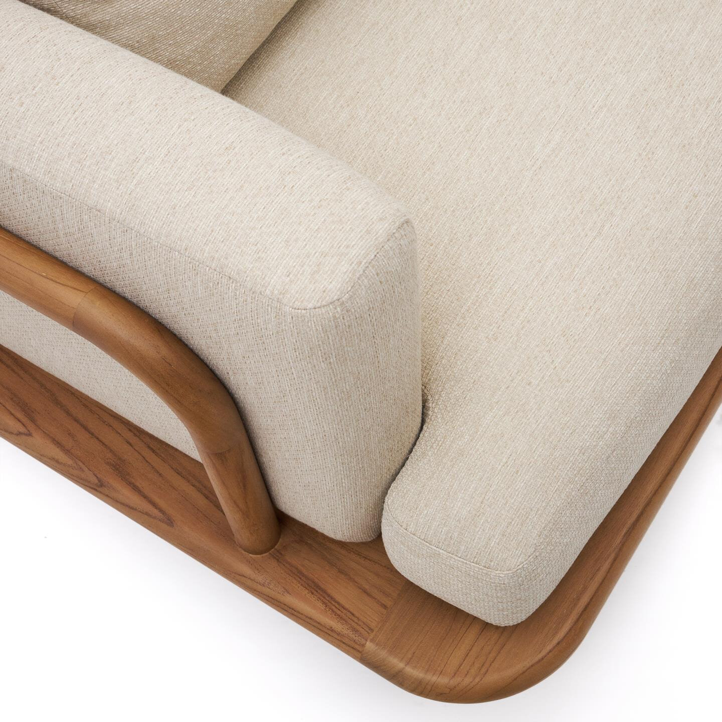 Kave Home Fauteuil 'Turqueta' Teakhout