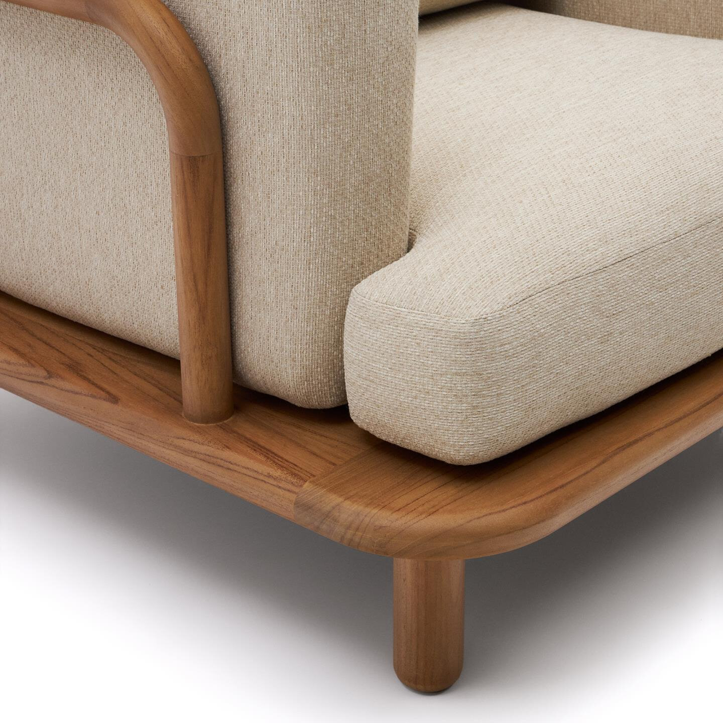 Kave Home Fauteuil 'Turqueta' Teakhout